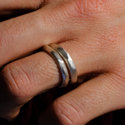 YIN AND YANG (阴阳) STACKING RINGS