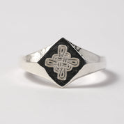 Infinity Knot Signet Ring