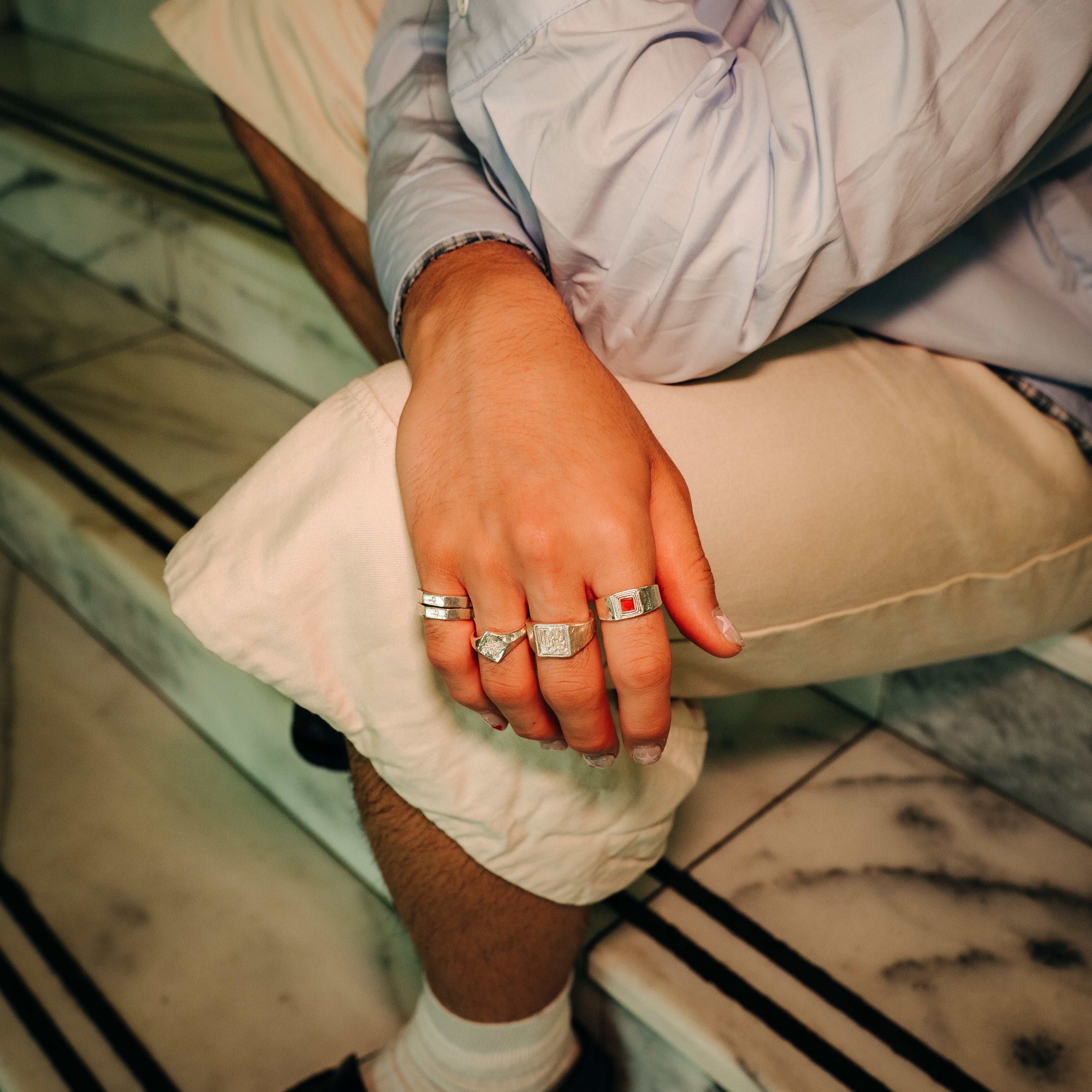Infinity Knot Signet Ring