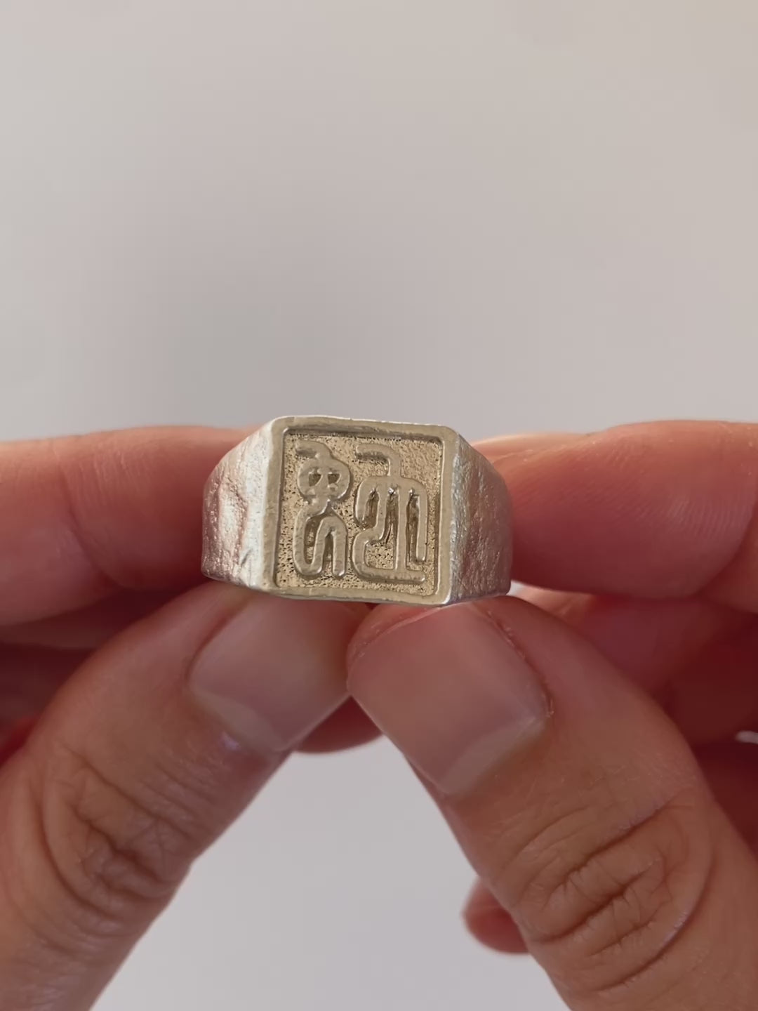 Snake (shé 蛇) Signet Ring